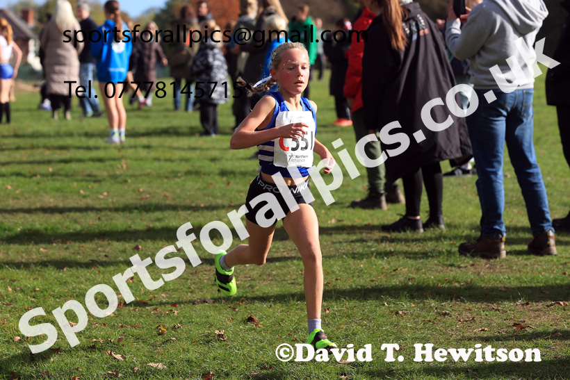Girls Under-14s 2026 Northern Cross Country Relays, Graves Park, Sheffield. Photo: David T. Hewitson/Sports for All Pics